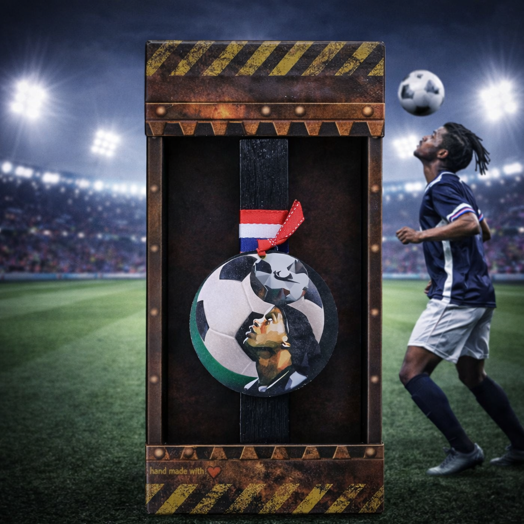 Λαμπάδα Μπάλα ποδοσφαίρου - Γκρι